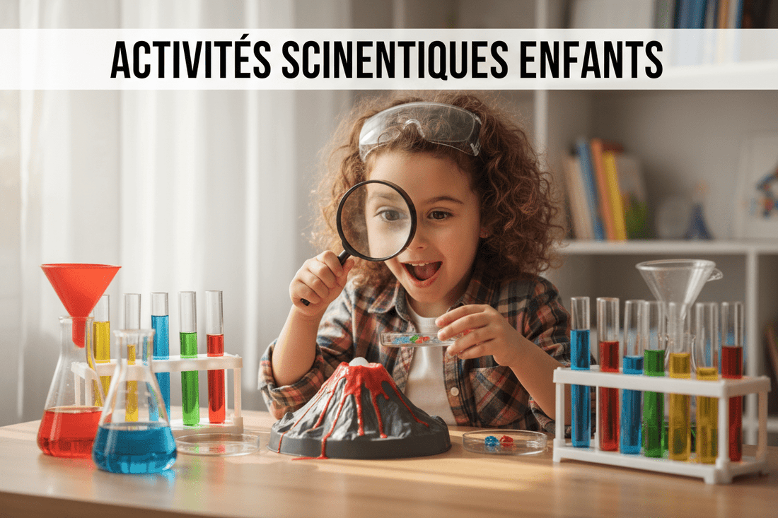 ALT : Enfant qui fait des expériences scientifiques amusantes avec un kit de science - PassionsEnfant