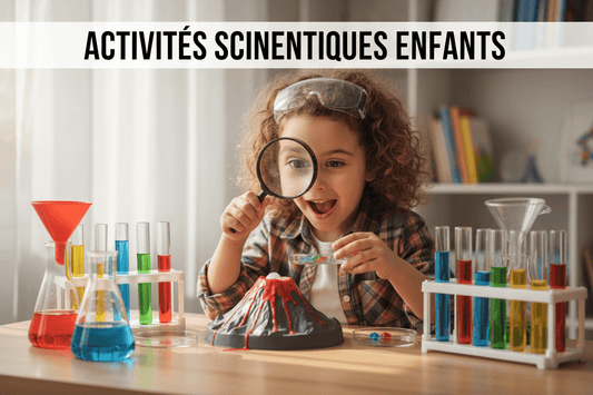 ALT : Enfant qui fait des expériences scientifiques amusantes avec un kit de science - PassionsEnfant