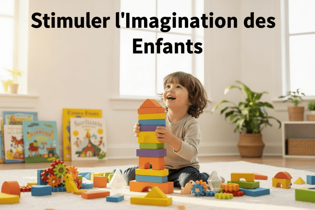 Enfant qui joue et stimule son imagination avec des jouets créatifs - PassionsEnfant