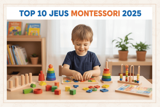 Enfant jouant avec des jeux Montessori éducatifs - top 10 sélection PassionsEnfant