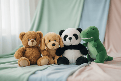 Couverture collection peluches enfants