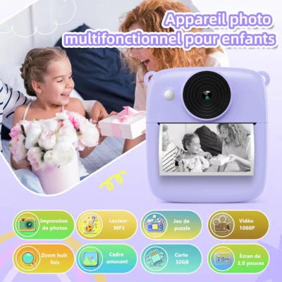 appareil photo instantané enfant - PicVert - La Passion Des Enfants