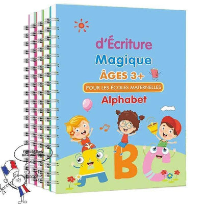 Cahier-d'écriture-magique| réutilisable. - La Passion Des Enfants