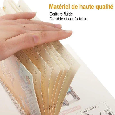 Cahier-d'écriture-magique| réutilisable. - La Passion Des Enfants