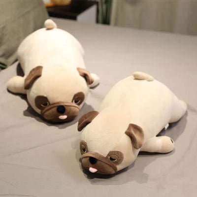Chien en peluche douce câline en tissu ultra-doux adapté aux peaux sensibles de bébé