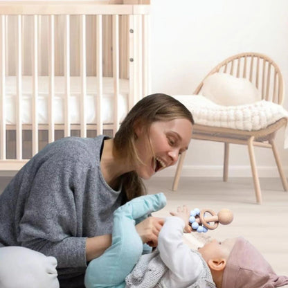 Hochet bebe |en bois - La Passion Des Enfants
