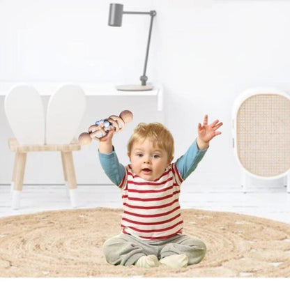 Hochet bebe |en bois - La Passion Des Enfants