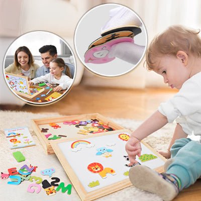 jouet enfant 3 ans - puzzle bois - La Passion Des Enfants