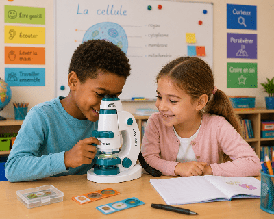 microscope enfant 8 ans