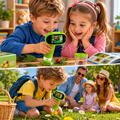 Microscope polarisant éducatif pour enfants avec écran LCD
