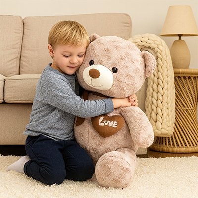Ours en peluche artisanal ultra doux à offrir pour anniversaire enfant