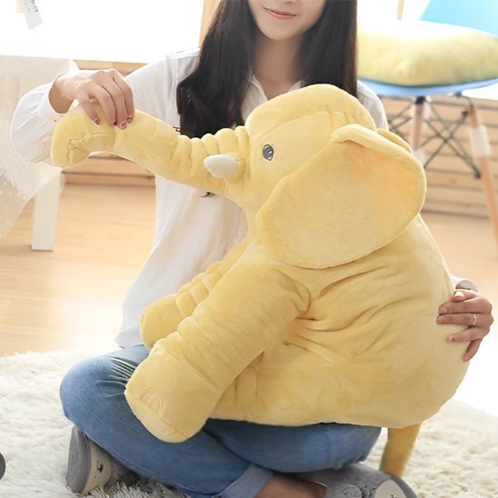 Doudou éléphant confortable et léger pour nouveau-né et nourrisson