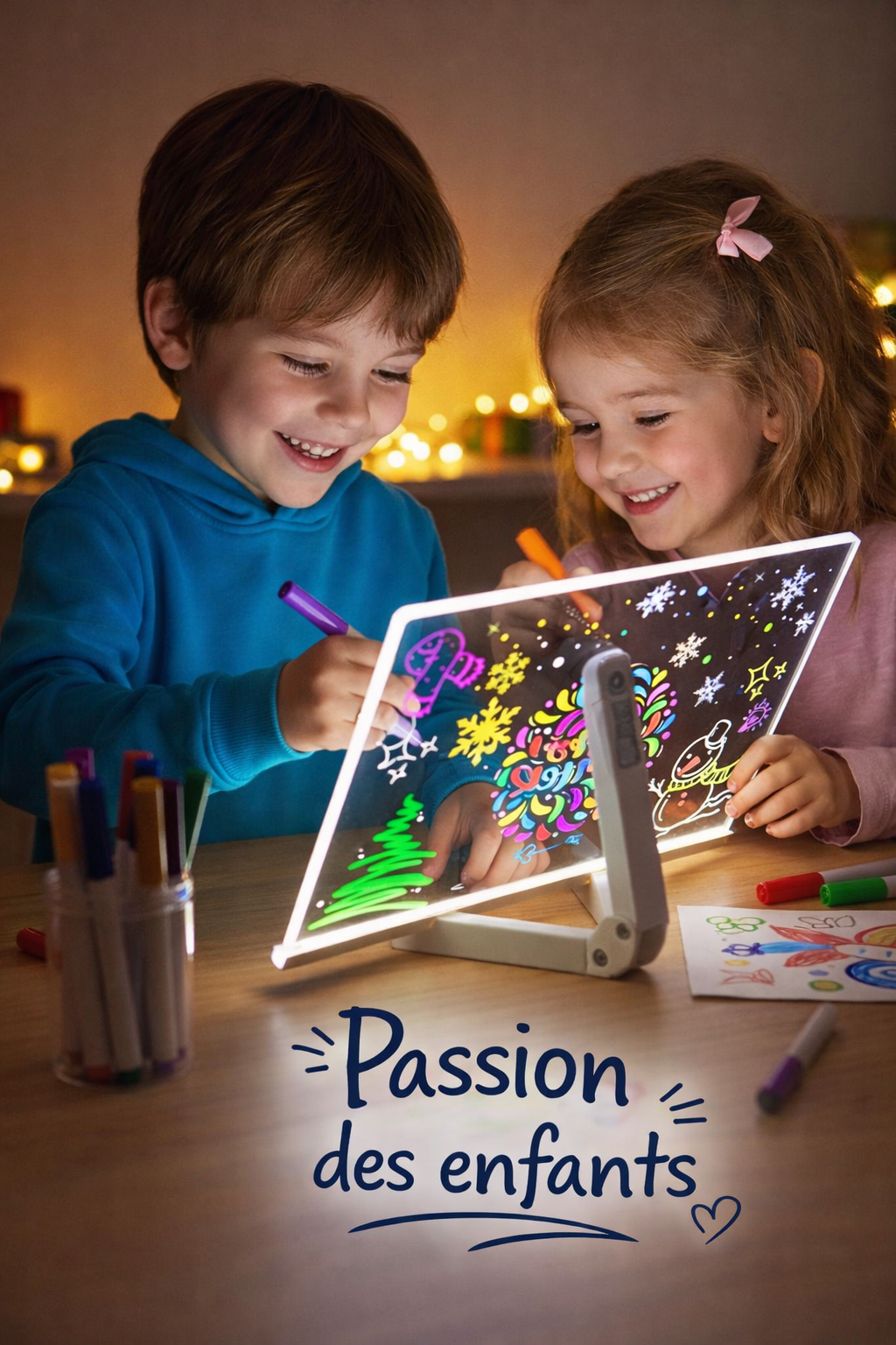 Tablette lumineuse dessin| plaisir et complicite de l'enfant