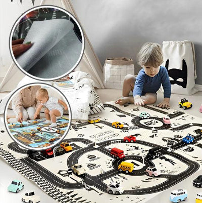 Tapis Circuit Voiture| Tapis Car - La Passion Des Enfants