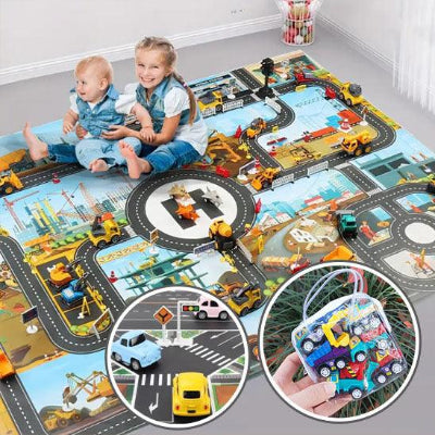 Tapis Circuit Voiture| Tapis Car - La Passion Des Enfants