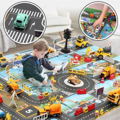 Tapis Circuit Voiture| Tapis Car - La Passion Des Enfants
