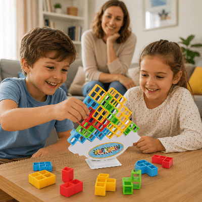 
Tetra Tower jeu familial sans écran
