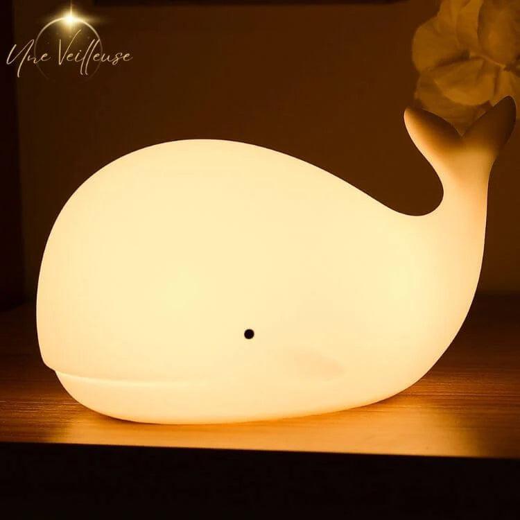 Veilleuse Bébé | Baleine lumineuse et douce - La Passion Des Enfants