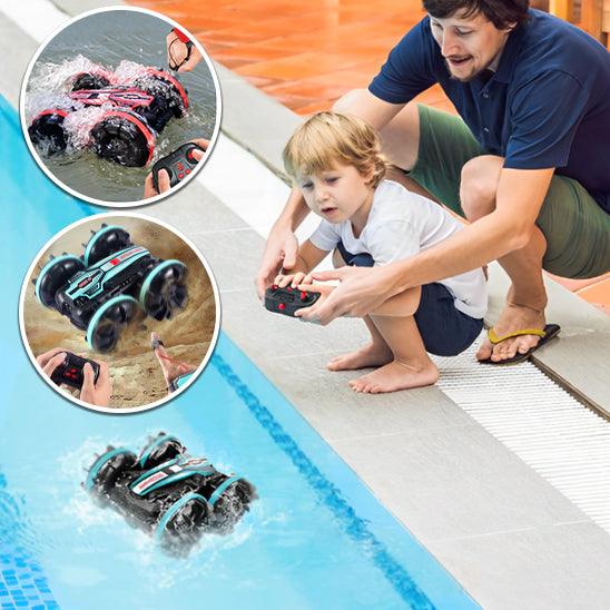 Voiture telecommandee| Amphibie Etanche - La Passion Des Enfants